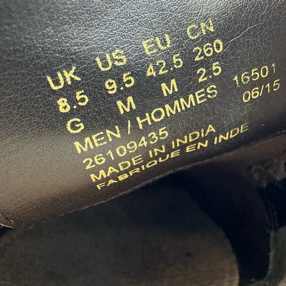 Clarks Mens Leather Upper Wingtip Dress Shoes Brown US 9.5 Lace-Up Office Formal - Picture 10 of 16